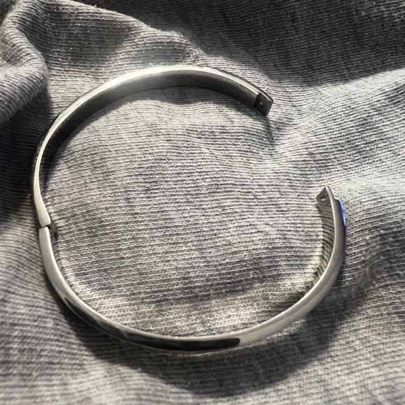 Silver Bangle Cuff - Picture 3 of 5